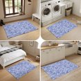 thumbnail image 5 of Entryway Rug 2'x3', Purple Ocean Waves Kitchen Runner Rugs Non-Slip Carpet Mats, Summer Sea Purple Coastal Bedside Rugs Runners Washable Floor Carpet for Bathroom Laundry Room, 5 of 8