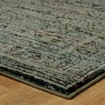 thumbnail image 3 of HomeRoots 8' Runner Blue Green Oriental Power Loom Runner Rug, 3 of 6