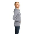 thumbnail image 3 of District Womens Core Fleece Full Zip Hoodie, 3 of 5