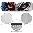 thumbnail image 6 of Yuyamidu Eyes Windshield Sun Shade for Jeep Wrangler JL JLU & Gladiator JT, American Flag Sun Visor Protector Blocks UV Rays and Keep Vehicle Cool, 6 of 7