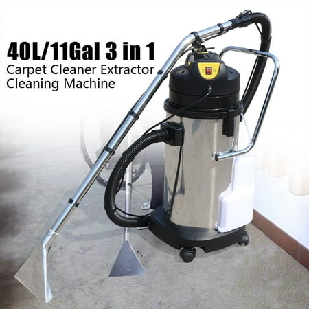 Fichiouy 40L Professional Carpet Cleaner Machine Portable Carpet Cleaner Commercial 1000W