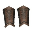 thumbnail image 3 of Funda para botas,Botas Steampunk medievales con cubre botas y ,Fundas de cuero de PU para botas de ,Accesorios para disfraz de Cosplay Knight Boots Covers,Polainas Marrón, 3 of 8