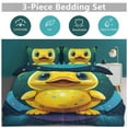 thumbnail image 6 of Q-version Funny Little Yellow Duck Bedding Sets Twin Duvet Cover 3 Piece Cute Bed Set for Boys Girls Kid, 6 of 6