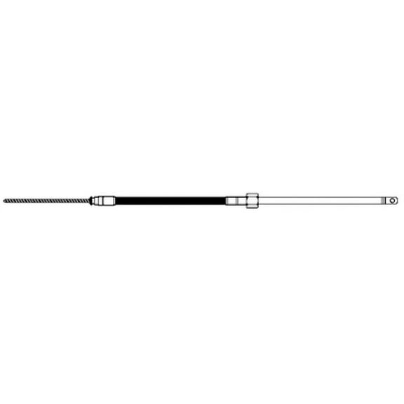 UFLEX M66 Universal QC Stainless Steel Rotary Steering Cable