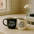 thumbnail image 6 of Gifffted 380 ml Mr Right Mrs Always Right Black & White Ceramic Coffee Mugs Set of 2, 6 of 7