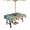 Teal Green, variant on nqOlkjepod Western Texas Star Green Outdoor Tablecloth with Umbrella Hole & Zipper, Farmhouse Brown Country Vintage Square Table Cover 54x54 Inch, Dining Waterproof Table Cloth Protector for Patio