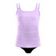 thumbnail image 5 of Conjunto de Bikini de Cintura Alta para Mujeres sin Mangas Sólido, Empujable Acolchado Traje de Baño de Corte Alto Ropa de Playa de Verano, 5 of 6