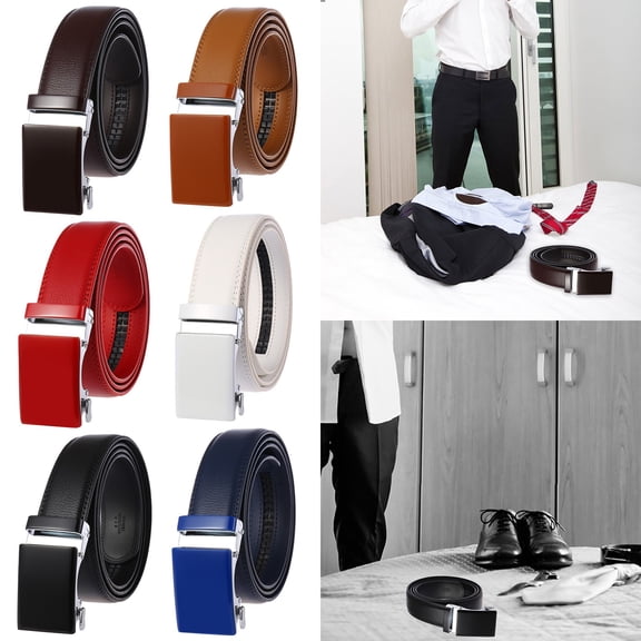 Chroia Men's Luxury Designer Superfiber Belt PU Fashion Belt Multi Color Optional for Jeans