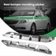 thumbnail image 4 of 1Pair Rear Bumper Strip Cover Trim Chrome Decoration for C5 2009 2010 2011 2012, 4 of 5