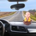 thumbnail image 4 of Pequeña Estatuilla De Monje, Carga USB, Estatua De Buda Feliz, Diseño Musical Para Hotel, Coche, Hogar, 4 of 7