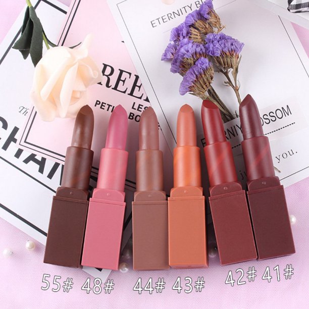Rose Vitamin E Moisture Lipstick Waterproof Non Smell Nude Matte Lipstick For Pregnant Women Beauty Matte Batom Walmart Com