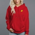 thumbnail image 6 of Women's 330g 100% Cotton Yellow Smiley Face Pattern Design Hoodie, 6 of 16