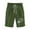 Army Green, variant on Pxkloy Womens 12" Bermuda Shorts Dandelion Printed Knee Length with Pockets High Waisted Stretchy Casual Walking Long Shorts for Women Army Green,XXL