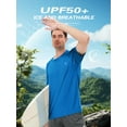thumbnail image 5 of TRYSIL Men's Short Sleeve UPF 50 Swim Shirt Rash Guard Sun Protection Shirt Quick Dry Running Fishing Swimwear Athletic Workout, 5 of 8