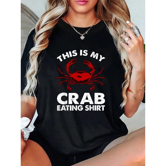 t-shirt Cool Crab For Men Women Crab Eating Crab Boil Lover Crabs T-Shirt