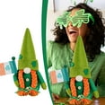 thumbnail image 1 of St. Patricks Day Decor St. Patrick's Day Gnome Decoration, Green Spring Plush Doll, Irish Dwarf Decorations Home Gift Table Ornaments, 1 of 5