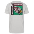 thumbnail image 3 of Men's '47  Gray Arizona Cardinals Chrome Plate Franklin T-Shirt, 3 of 3