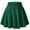 Green, variant on JDEFEG Anime Skirts Women's Mini Flared Skirt Casual Pleats Versatile Solid Color Stretchy Skirt Cargo Skirts for Women with Pockets Long Navy Xs