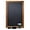 Rustic Brown, variant on Better Office Products Magnetic Wall Mount Chalkboard Rustic Pine Frame with 4 Chalk Markers