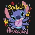 thumbnail image 2 of Girls Lilo & Stitch Socially Awkward Alien T Shirt, 2 of 4
