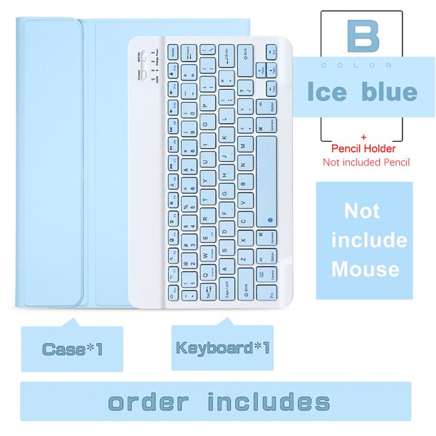 Teclado inalámbrico ratón mágico para iPad Pro 11 funda 2021 2020 Air 4 10,2 9th 8th generación funda Mini 6 Air 2 teclado bluetooth Deng Xun unisex