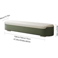 thumbnail image 2 of End of Bed Bench, Modern Upholstered Entry Bench, Leather Bedside Bench, Storage Bench, Bedroom Footstool (C, 150 * 40 * 45cm), 2 of 6