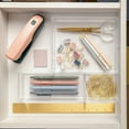 thumbnail image 6 of Martha Stewart Brody Set of 3 Stack and Slide Plastic Tray Office Desktop Organizers, 1-Small, 1-Medium, 1-Large, 6 of 10