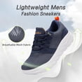 thumbnail image 6 of Men's Orthopedic Wide Walking Shoes: Comfortable Fashion Sneakers with Arch Support, Casual Tennis Work Sports Shoes, 6 of 9