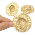 thumbnail image 3 of Set de 24 muñecos, mini sombreros de paja, sombreros de paja tejidos a mano, mini sombreros naturales, sombreros de paja para muñecas, casas de muñecas, 3 of 4