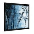thumbnail image 4 of Designart "Serenity In A Forest Of Blue Bamboo" Bamboo Picture Framed Canvas Prints, 4 of 5