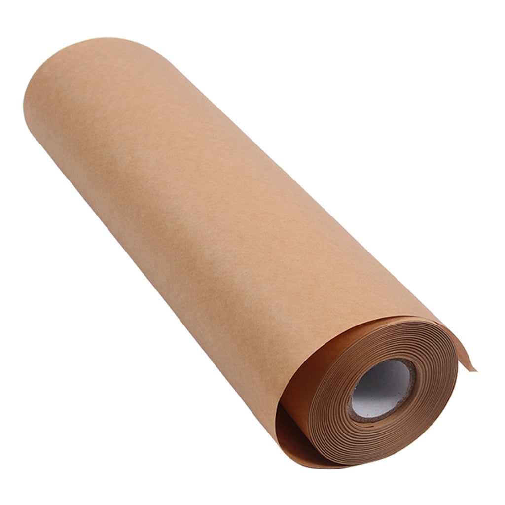 XINYTEC 30m Brown Kraft Wrapping Paper Roll for Gift Packing Shipping Art Craft Parcel