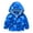 Blue, variant on Toddler Boys Rain Jackets Girls Cartoon Prints Casual Light Coat Hooded Jacket Windproof Zipper Outwear Raincoat Windbreakers For Kids,Size 2-3 Years