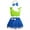 Green + Blue, variant on IBTOM CASTLE Kids Caveman Costume Historical Stone Age Birthday Outfits for Toddler Baby Boys Halloween Cosplay Dress up Party Photo Shoot 2-3 Years Orange - Boy
