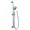 Chrome, variant on Moen Eco Performance 5 Funtion Handheld Showerhead, 30 Inch Slide Bar and 69 Inch Hose