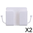 thumbnail image 1 of Paquete de 2-4 soportes para teléfono montados en la pared teléfonos adhesivos hogar 2 piezas, 1 of 7