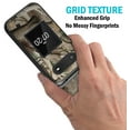 thumbnail image 2 of Case for Nokia 2760 2780 Flip Phone, Nakedcellphone [Outdoor Camouflage] Slim Hard Shell Protector Cover with Grid Texture - Tree Leaf Real Woods Camo Design, 2 of 7