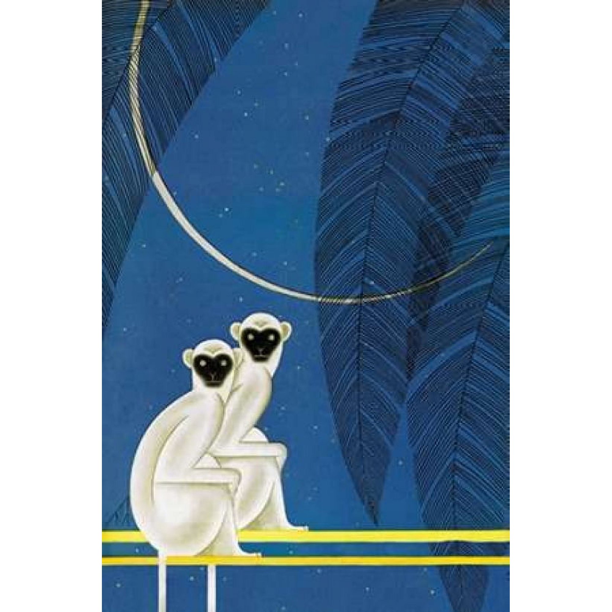 New Moon Canvas Art - Frank McIntosh (12 x 18)