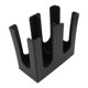 thumbnail image 3 of Cup Dispenser 2 Compartment Space Saving Neat Disposable Coffee Cup Holder for Coffee Shops Bar Office, 3 of 5