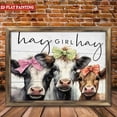 thumbnail image 5 of Room Decor Art Prints: Cow Wooden Art Prints,Farmhouse Wall Decor Cow Wall Art Funny Cows Gifts Rustic Vintage Country Framed Poster Artwork Prints Pictures for Home Farmhouse Bathroom, 5 of 9