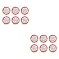 thumbnail image 2 of pitrice 6 Pcs Plateau en Papier Jetable pour Gâteaux Planches Rondes pour Gâteaux Dessert Fleur 2 Ensembles, 2 of 6