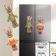 thumbnail image 1 of Fundas para manijas de refrigerador con diseño de conejo de Pascua - Juego de 2 | Protectores para electrodomésticos de cocina contra manchas y huellas dactilares | Poliéster lavable de 23 x 16,5 cm, 1 of 9