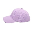 thumbnail image 3 of Up To $10 Baseball Caps Purple Ripped Baseball Cap Washed To Make Old Baseball Cap Sun Shade Cap Duck Cap Soft Top Retro Cap, 3 of 5