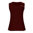 thumbnail image 6 of HADST Tank Tops for Women Elegant Dressy Eyelet Camisole Square Neck Button Tunic Shirts Sleeveless for Going Out, 6 of 8