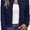 Navy, variant on Carlikeit Women's Cropped Cardigan Sweater 2026 Button Down Knit Bolero Shrug Long Sleeve Lightweight Cardigan for Dresses, Office, Travel and Casual Wear