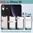thumbnail image 2 of MKEUDQ-Wallet Case Compatible for iPhone XR/10R with Credit Card Holder,Leather Shockproof Protective Phone Cover Supports 360°Rotation Ring Stand and RFID Blocking for iPhone XR,iPhone 10R,Lavenders, 2 of 4