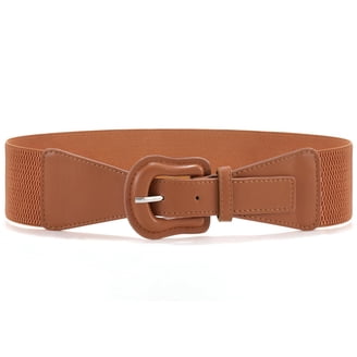 Women Wide Elastic Waist Belt Vintage Stretch Belt Dress  display picture 3