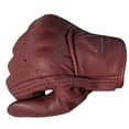 thumbnail image 2 of Men's Premium Leather Street Motorcycle Protective Cruiser Biker Gel Gloves Oxblood XXL, 2 of 6