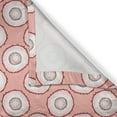 thumbnail image 4 of Ambesonne Fruit Valance Pack of 2, Sliced Lychee Pop Art Motif, 54"X12", Blush Pale Eggshell, 4 of 5