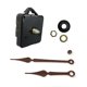 thumbnail image 3 of 2 piezas de accesorios de movimiento de reloj silencioso, piezas de reloj de bricolaje, escaneo de diseño especial, movimiento de aguja de reloj sin batería (negro), 3 of 6