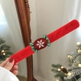 thumbnail image 5 of NWOKYZGH 1Pc Christmas Slap Bracelets Xmas Slap Bands Party Toys Gifts with Santa Claus Snowman Reindeer Cute Styles for Exchange Gifts or Christmas Party Favor, 5 of 6